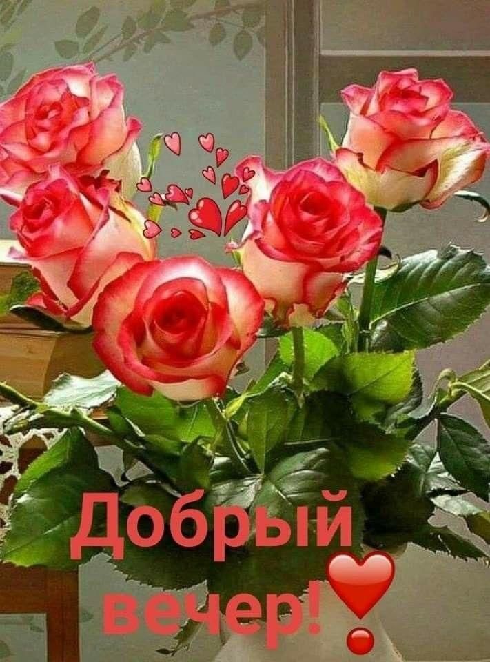 ВЕЧЕР ДОБРЫЙ! — открытки очень красивые 🌹 с пожеланиями ...