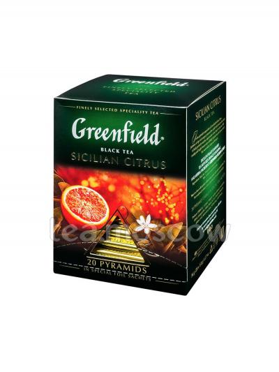 Greenfield Чай черный Grand Fruit, 25 пакетиков по 1,5 г