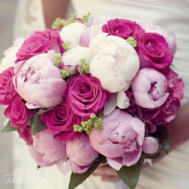 Pink Peony and Rose Bouquet