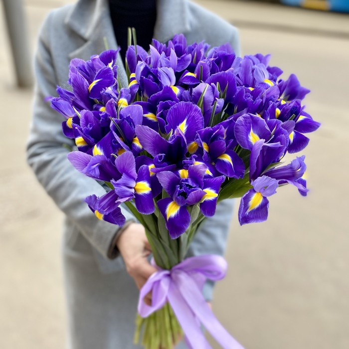 Белые ирисы - купить по низким ценам с доставкой в Москве