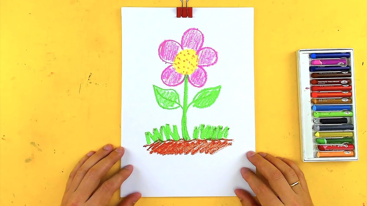 Narcissus flower. How to draw a easy? (Цветок Нарцисс. Как ...