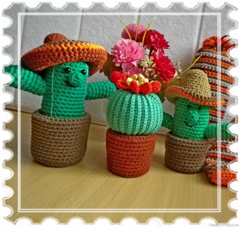 МК: 🌵 КАКТУС КРЮЧКОМ 🌵 CROCHET CACTUS - YouTube