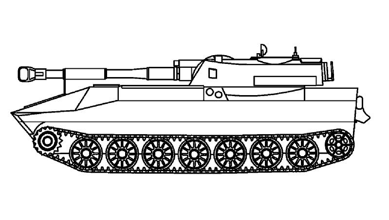 Скиф 1/35 САУ 2С1 Гвоздика ДНР ...