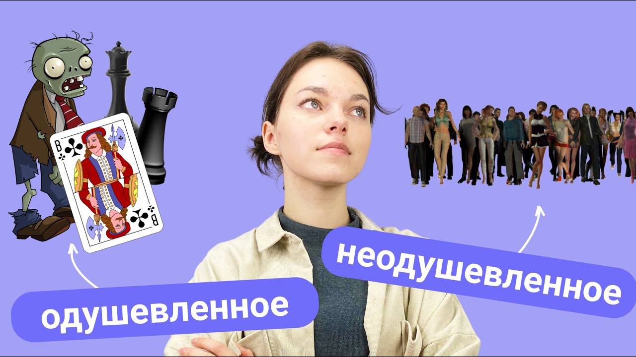 Имя существительное. Одушевленные и неодушевленные имена ...