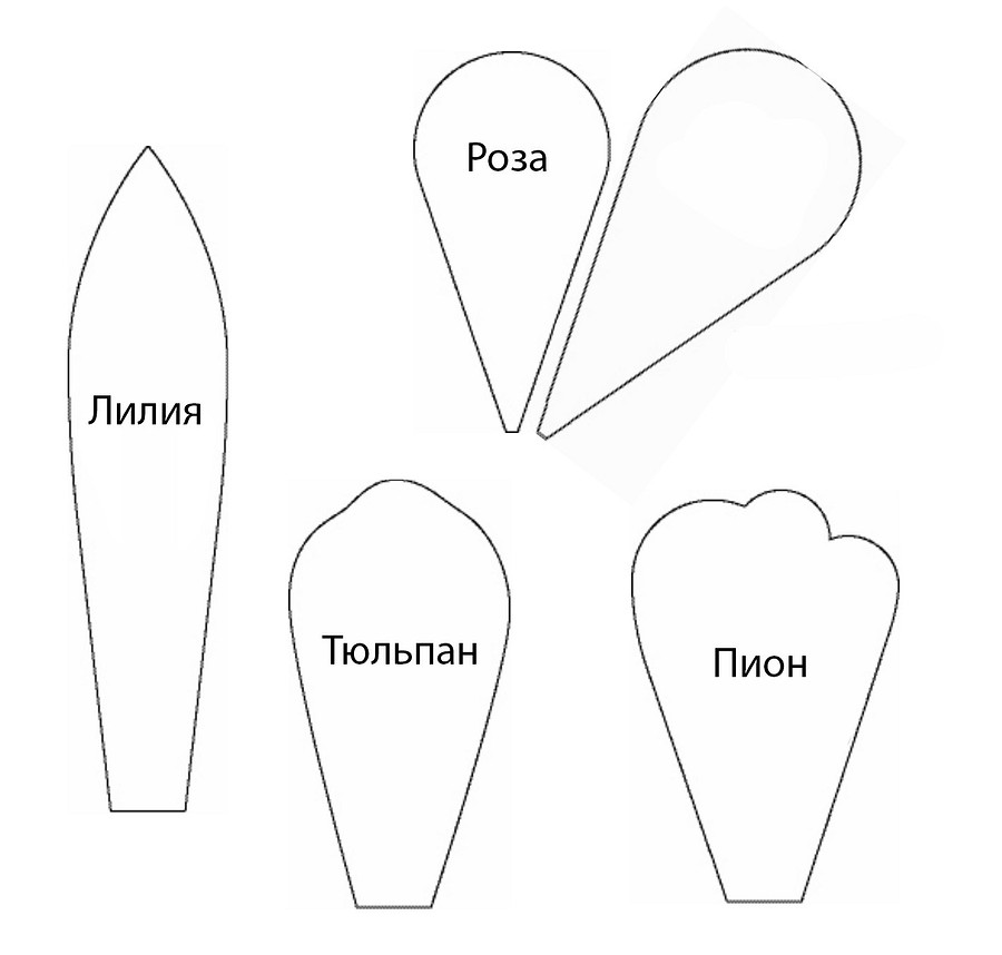 Объемные цветы из бумаги - схемы, шаблоны, варианты декора и ...