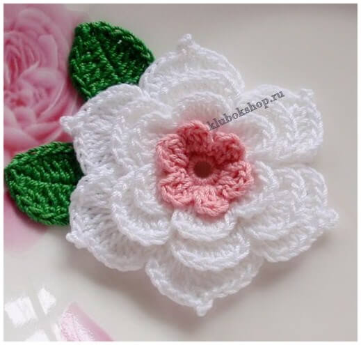 crochet flower ...