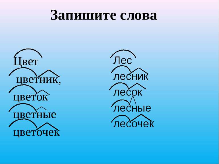 ЧЭШ Русский язык 2 класс. Корень слова. Однокоренные слова ...