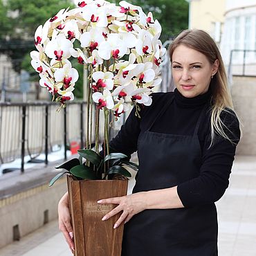 Artificial flowers with floor vases - купить недорого ...