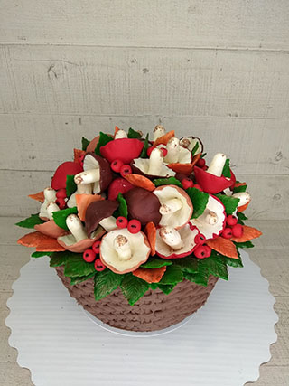 Букет из конфет подарок chocolate bouquet