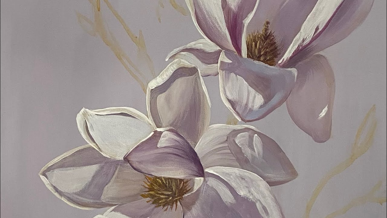 Скачать картинки Magnolia flower sketch, стоковые фото ...