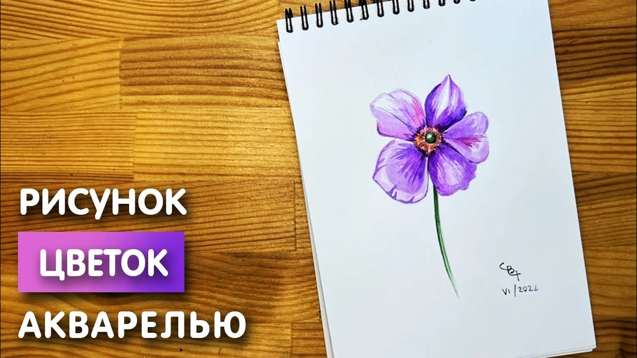 7 техник рисования акварелью для начинающих поэтапно