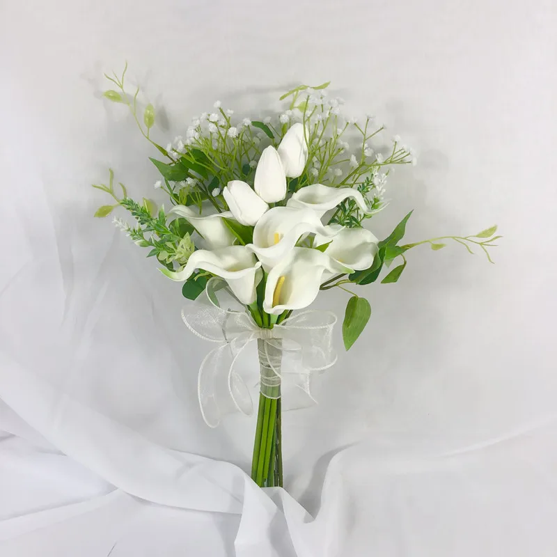 Бело-зеленый букет невесты-White&Green wedding bouquet.