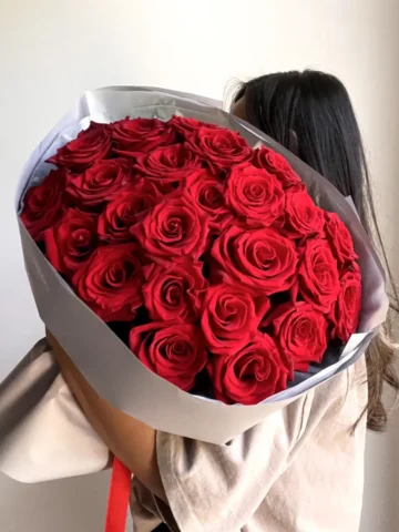 Букеты красных роз 🌹 - купить красные ...