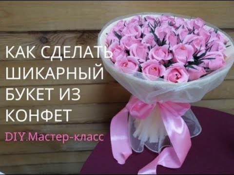 Сладкий букет из конфет Ферреро Роше в корзине №2 купить в ...