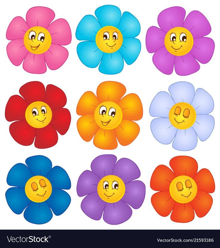 6 Petal Flower Template - Six Flowers ...