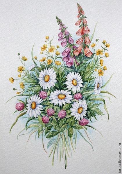 Более 134 200 работ на тему «Bouquet Wildflowers Pic ...