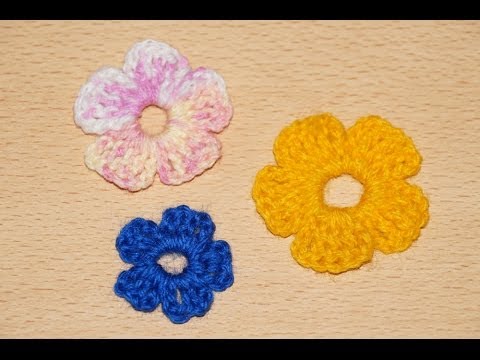 How To Crochet Simple Flower Урок 26 часть 2 из 2 Вязание ...