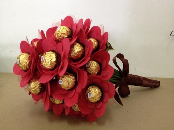 Букет из конфет подарок chocolate bouquet